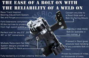 30 or 32 wheel Touring Bolt On Big Wheel Kit